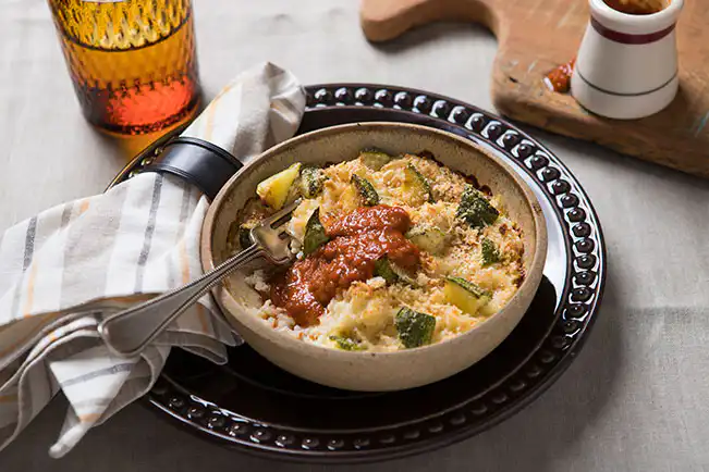 Repolho cremoso gratinado fácil
