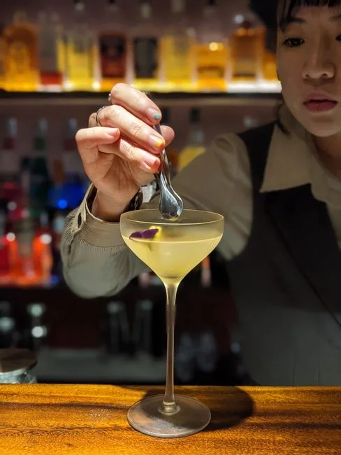 Foto da receita pronta de Aviation Cocktail