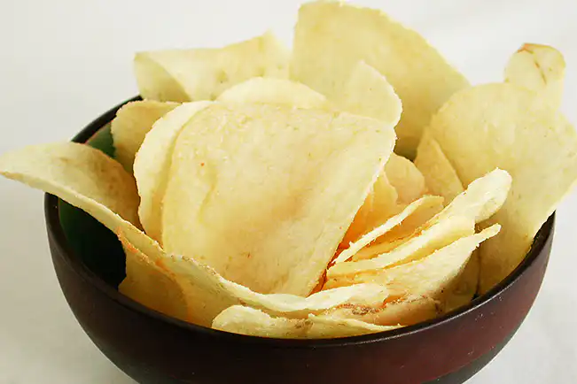 Chips de mandioquinha