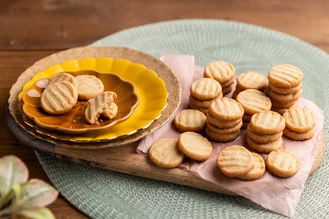 Biscoitos salgados de quinoa