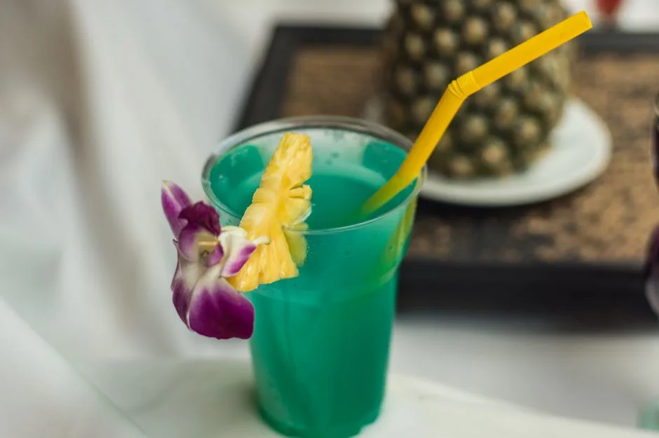 Foto da receita pronta de Blue Lagoon