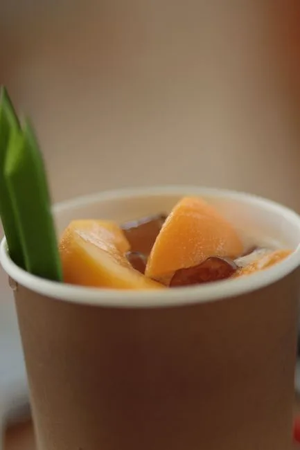 Foto da receita pronta de Chá Gelado de Pêssego Artesanal