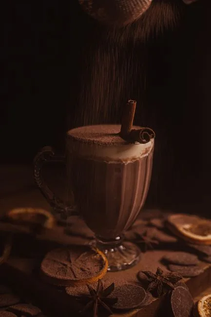 Foto da receita pronta de Chocolate Quente com Rum e Canela