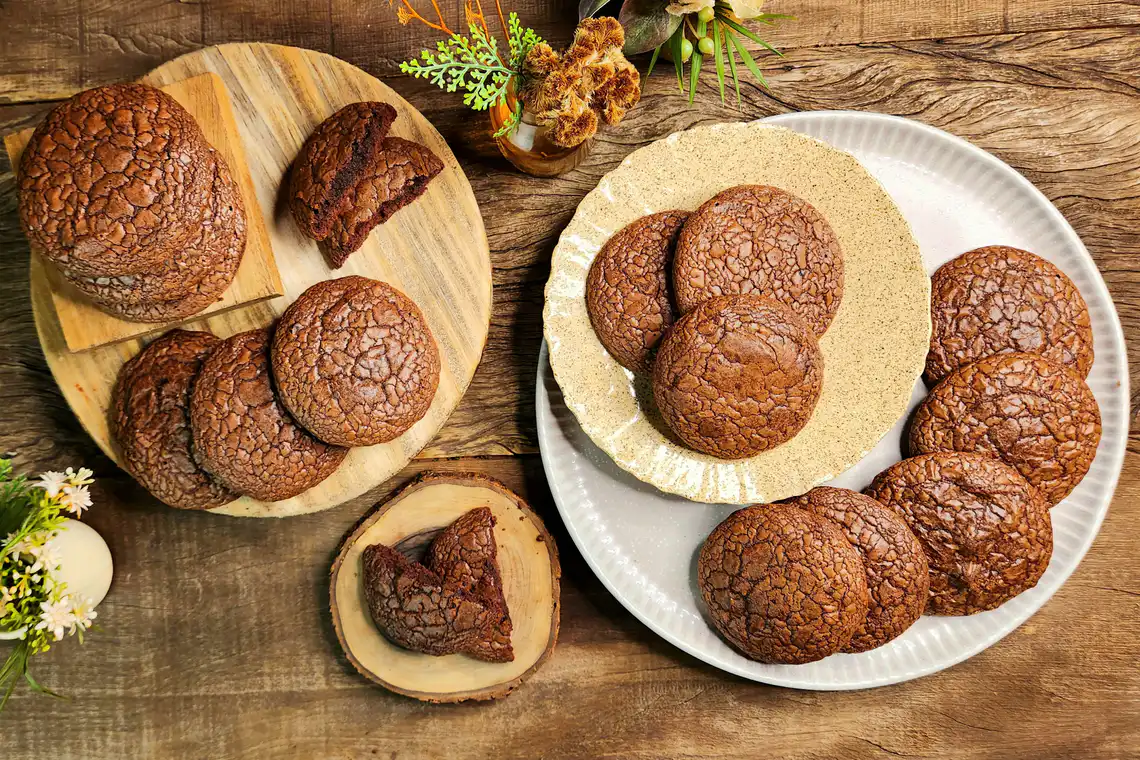 Cookie com recheio de Nutella