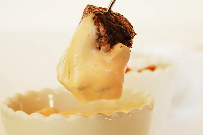 Fondue no pão