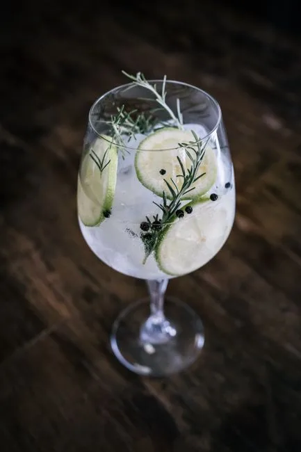 Foto da receita pronta de Gin Tônica com Pepino e Zimbro
