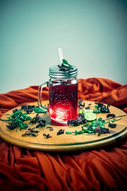 Foto da receita pronta de Hibiscus & Ginger Punch