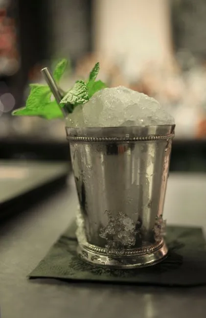 Foto da receita pronta de Mint Julep de Inverno com Conhaque
