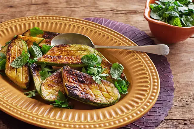 Receita de Abobrinha agridoce de frigideira