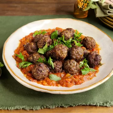 Almôndega com molho de tomate na Air Fryer da Rita Lobo