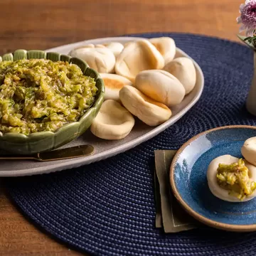 Antepasto de abobrinha na panela de pressão elétrica