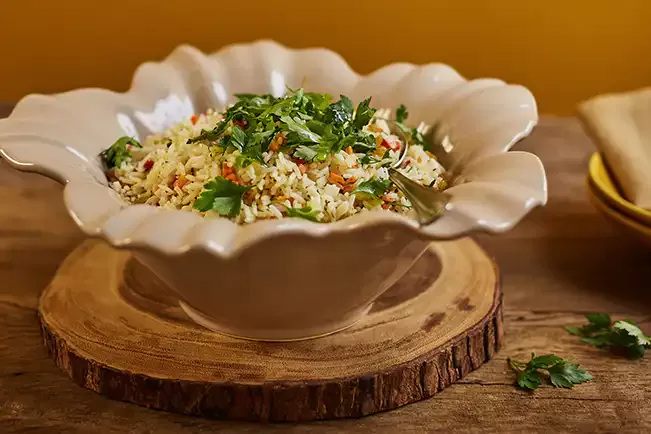 Receita de Arroz à Grega