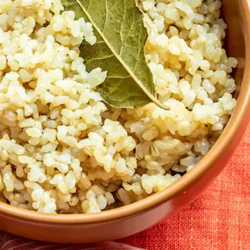 Arroz cateto na pressão