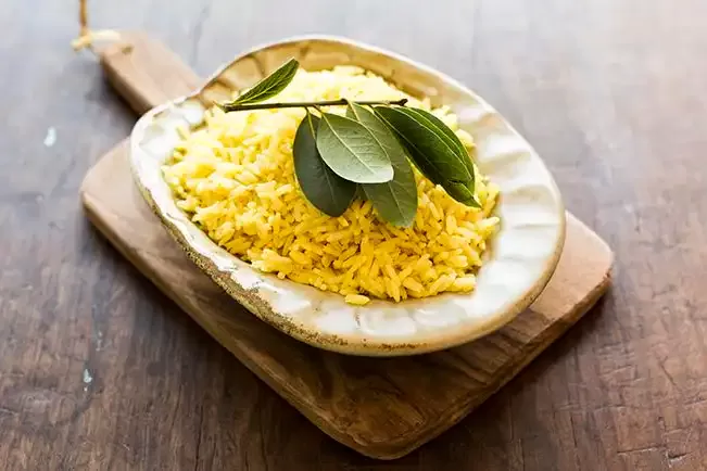 Receita de Arroz com curry