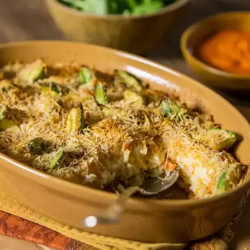 Arroz de forno com legumes