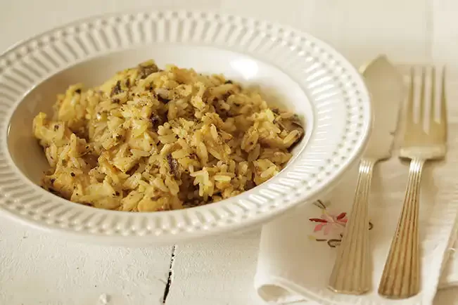 Receita de Arroz de peixe
