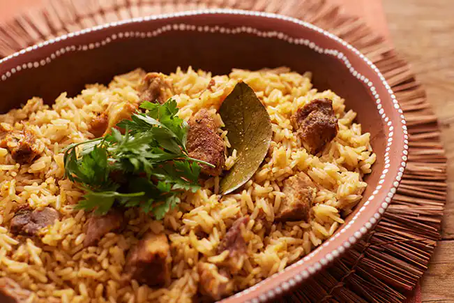 Arroz de suã