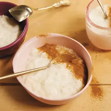 Arroz-doce cremoso