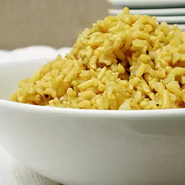 Arroz integral ao curry