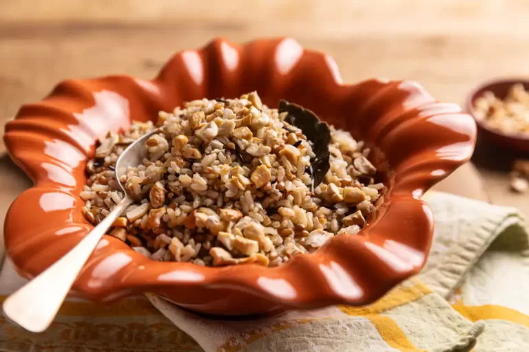 Receita de Arroz sete cereais com castanha-de-caju na pressão