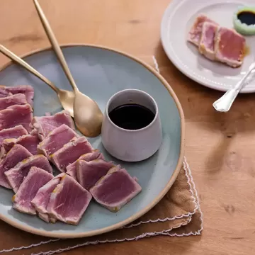 Atum selado com molho oriental