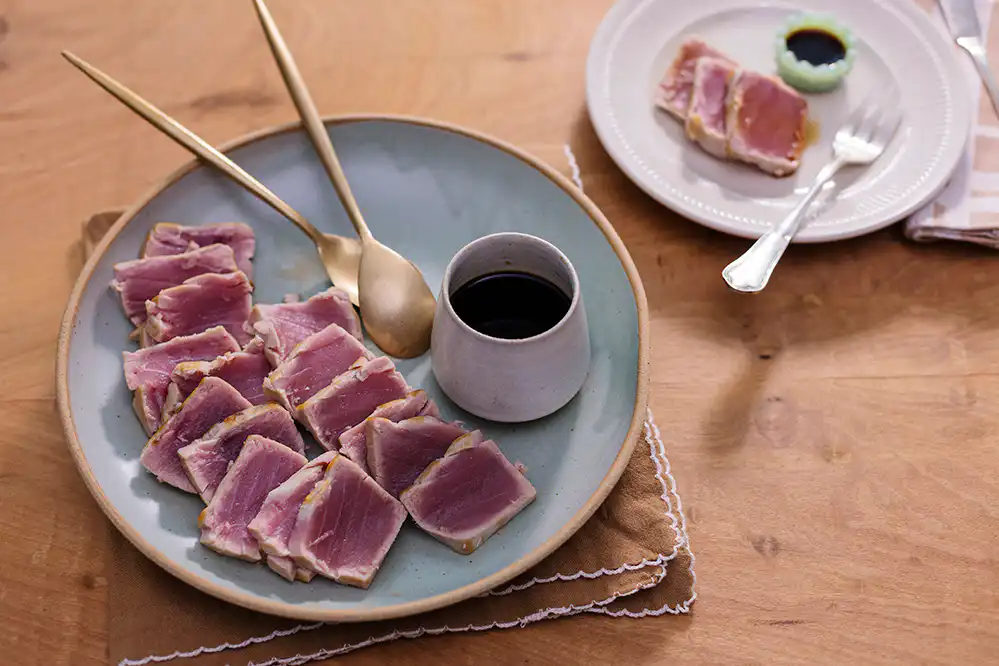 Atum selado com molho oriental