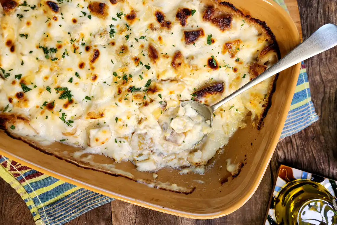 Bacalhau com natas