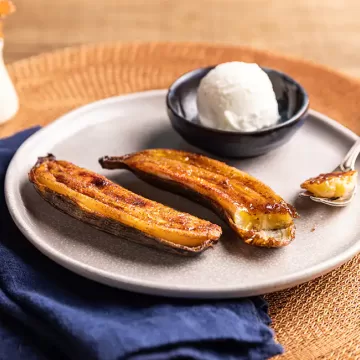 Banana assada na Air Fryer da Rita Lobo