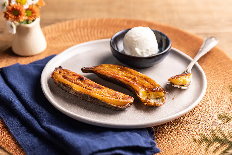 Banana assada na Air Fryer da Rita Lobo