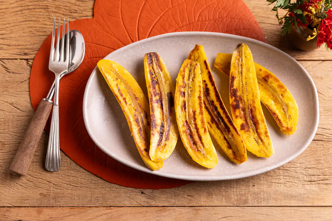 Banana-da-terra grelhada