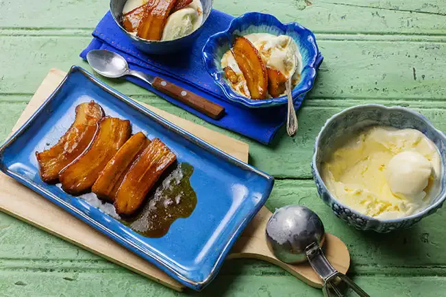 Receita de Banana foster