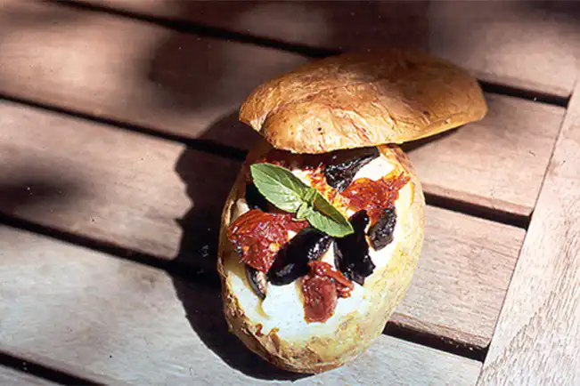 Batata assada à italiana