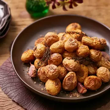 Batata assada no sal grosso