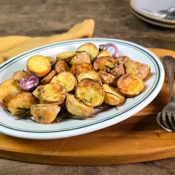 Batata bolinha assada na Air Fryer da Rita Lobo