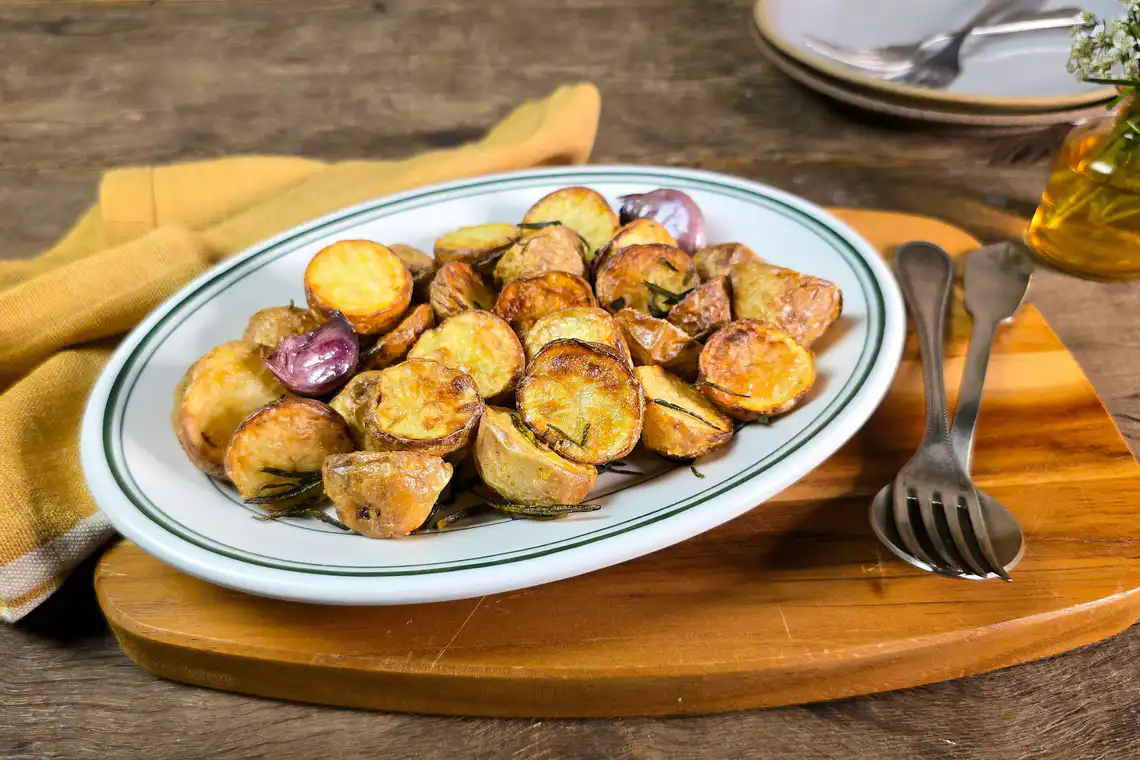 Batata bolinha assada na Air Fryer da Rita Lobo