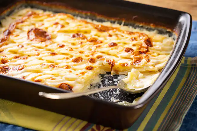 Batata gratinada