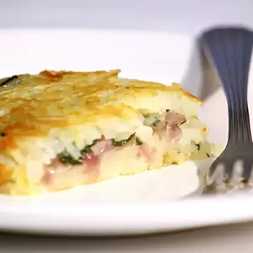 Batata rosti com agrião