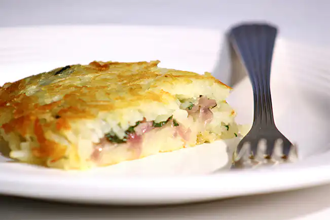 Batata rosti com agrião