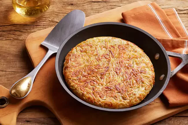Receita de Batata rosti para dois