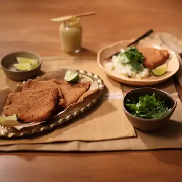 Bife à milanesa