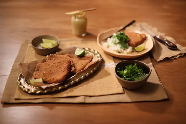 Bife à milanesa