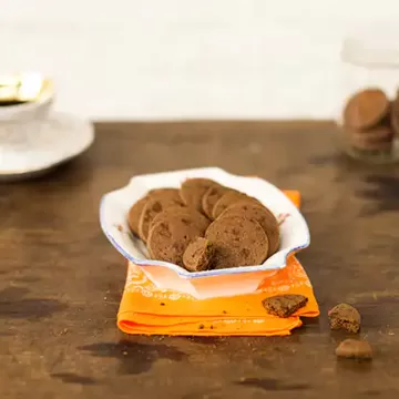 Biscoito de chocolate duplo