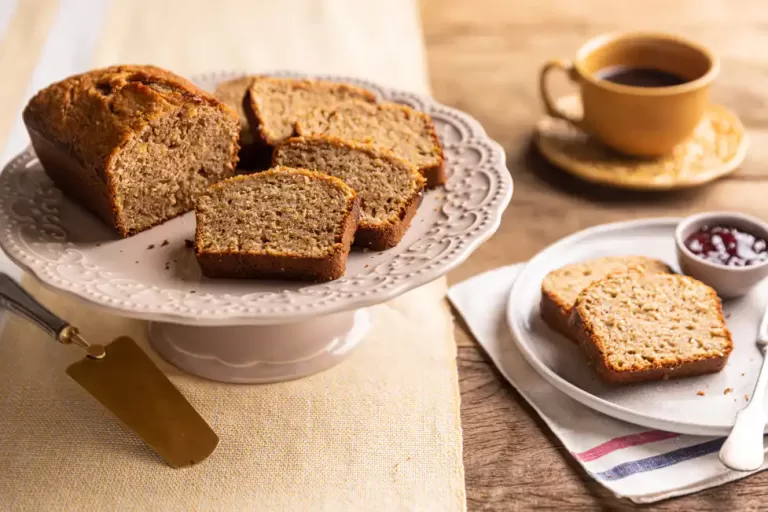 Receita de Bolo de banana com aveia