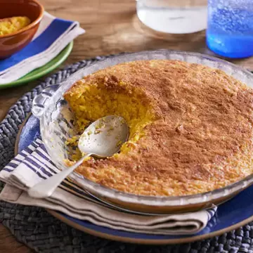Bolo de curau cremoso