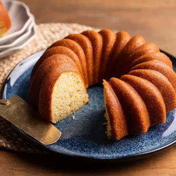 Bolo de iogurte com limão