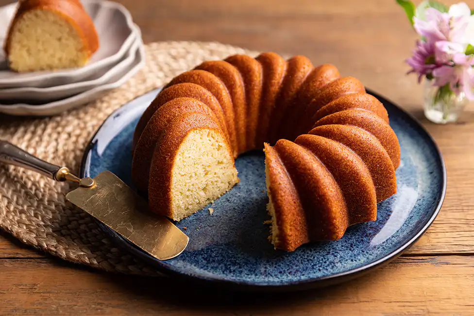 Bolo de iogurte com limão