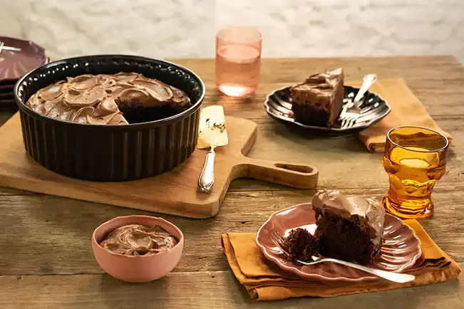 Receita de Bolo fudge de chocolate