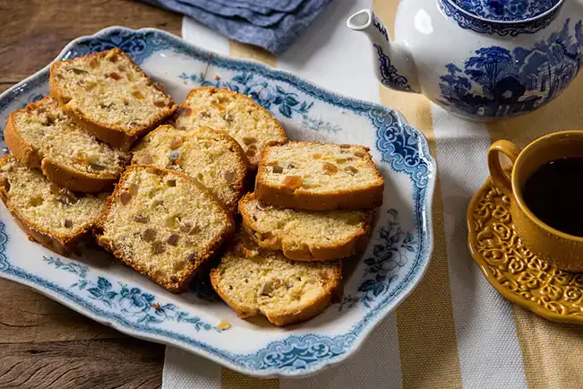 Receita de Bolo inglês com frutas