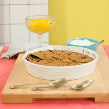 Bolo-suflê de chocolate