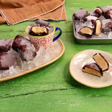 Bombom de sorvete de café